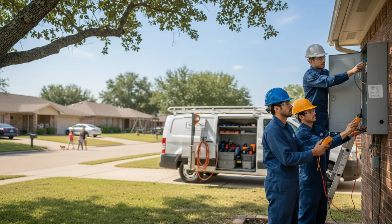 Certified electrician providing emergency electrical services in Benton, WI